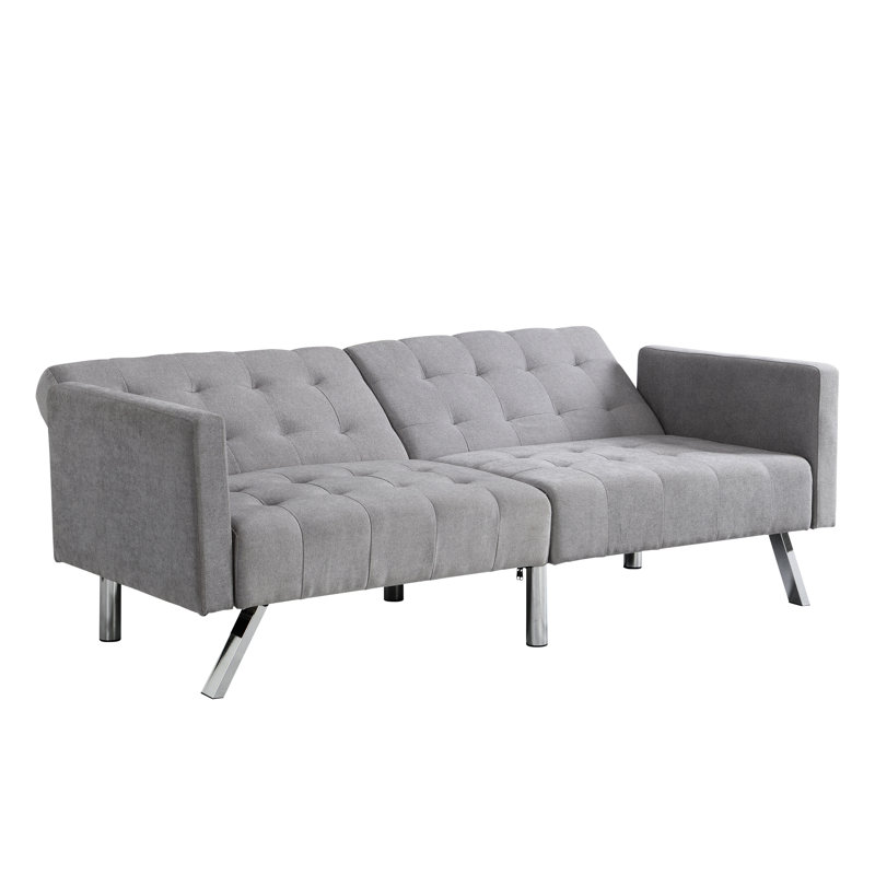 Lin respirant gris pour un espace de vie convertible, Gris clair