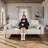 69" Mid-Century Modern Channel Tufted Loveseat-116326989