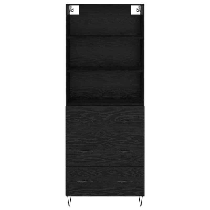 69.5cm Sideboard, Black Oak