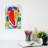 Cubist Multicolor Portrait by Emmanuel Signorino - Wrapped Canvas Print-1641490170