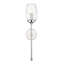 Applique murale 1 lumière en nickel poli 26 po Cassian-367177355