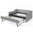 Full Daybed, Versatile 3-in-1 Convertible Couch Bed Transforms Into Twin Beds Or Large Combined Bed, Small Home Guest Bedroom Indoor Use-228296342