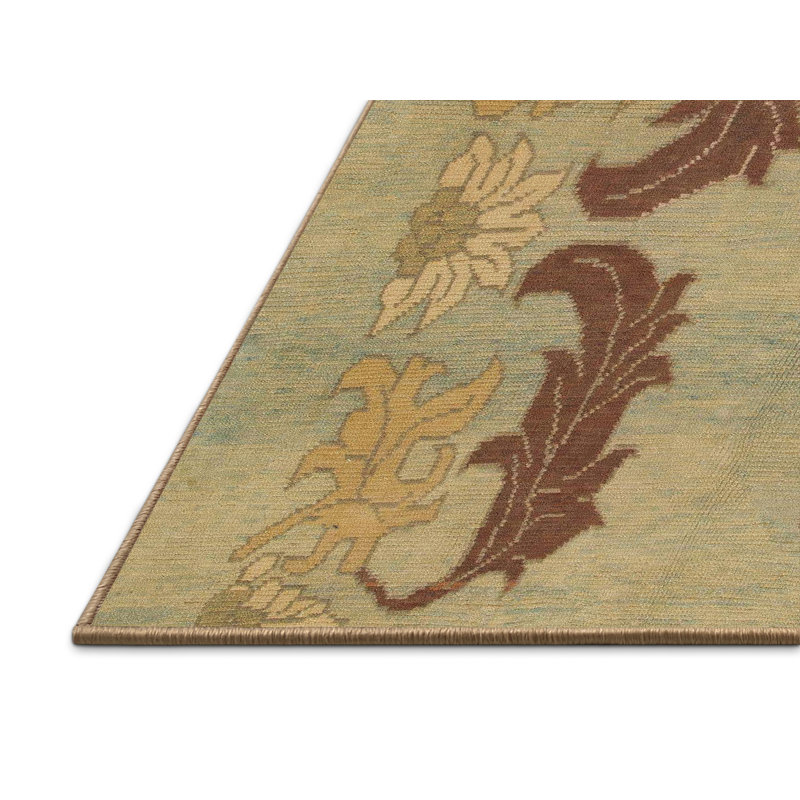 Tapis multicolore à motif abstrait Macalister, Rectangle 4 pi x 6 pi