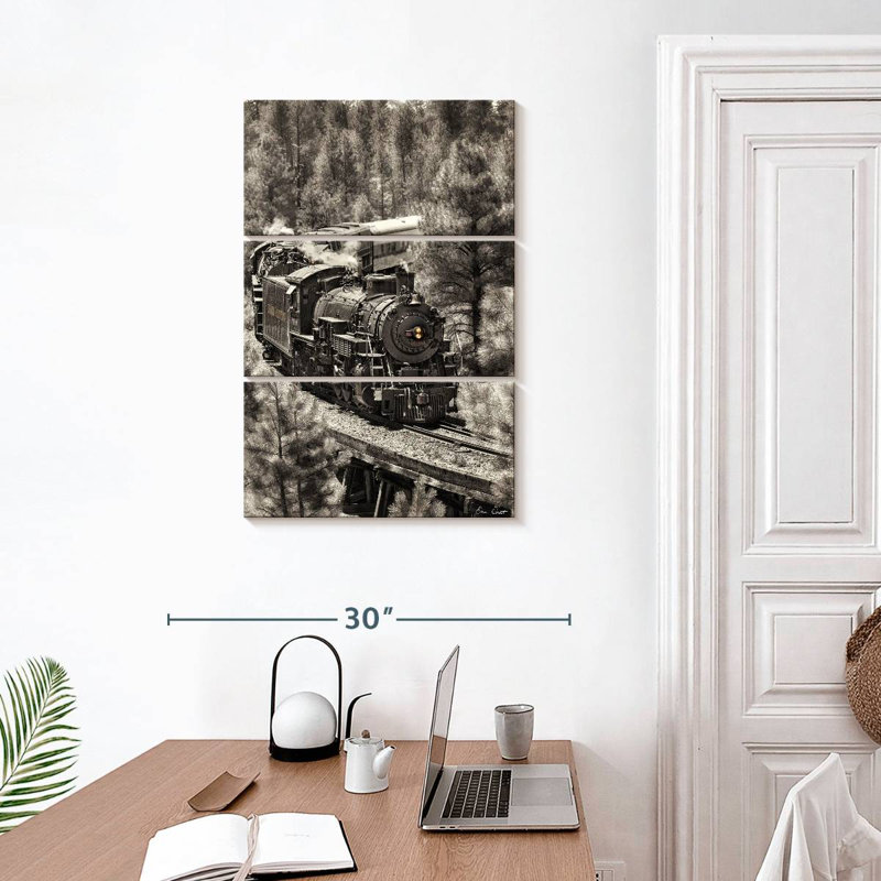 Mehar Train Arrival III, 32'' H x 20'' W