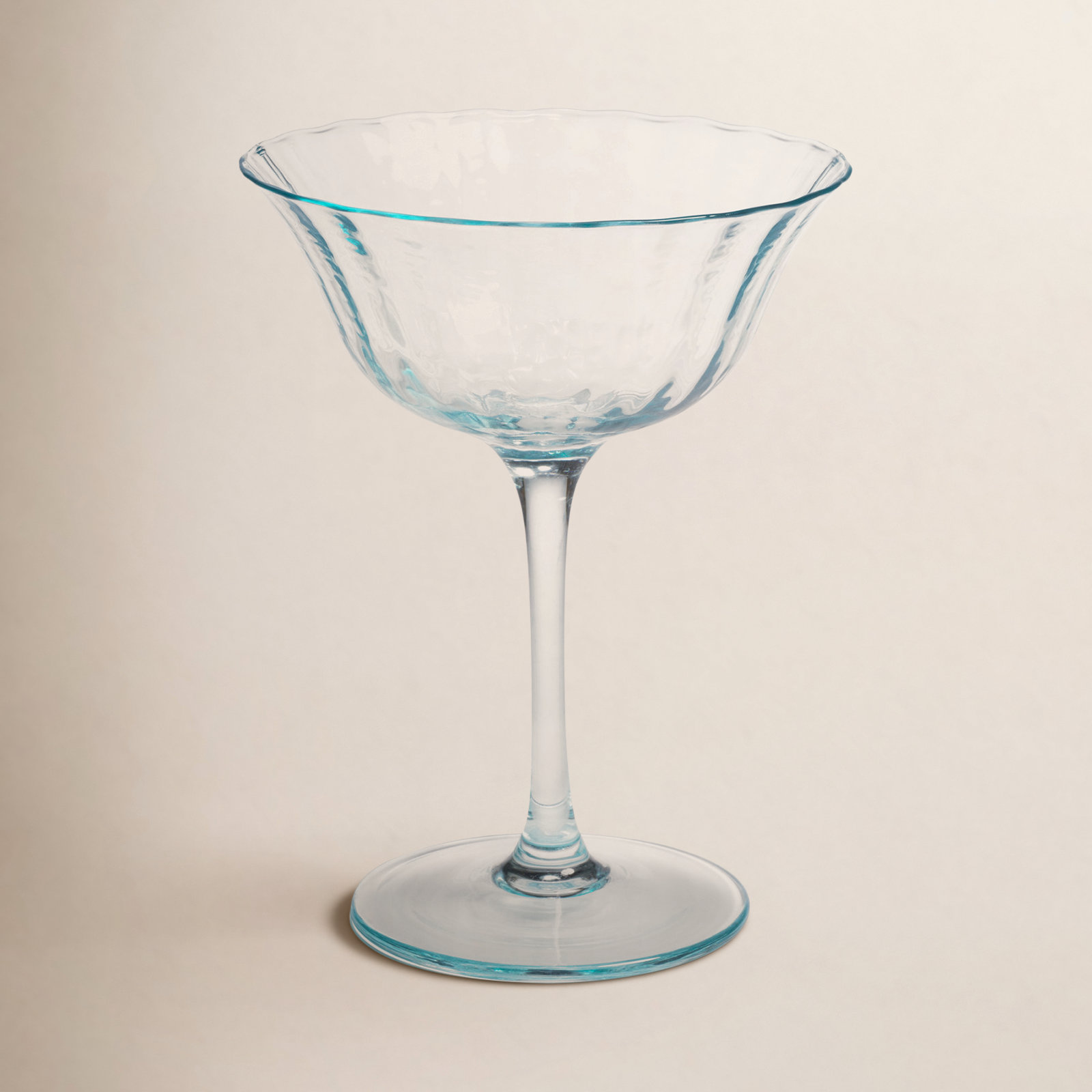 Apéritif Ribbed Coupe Glass, Sapphire