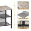    Ensemble de 2 tables de chevet à 3 niveaux Shelagh