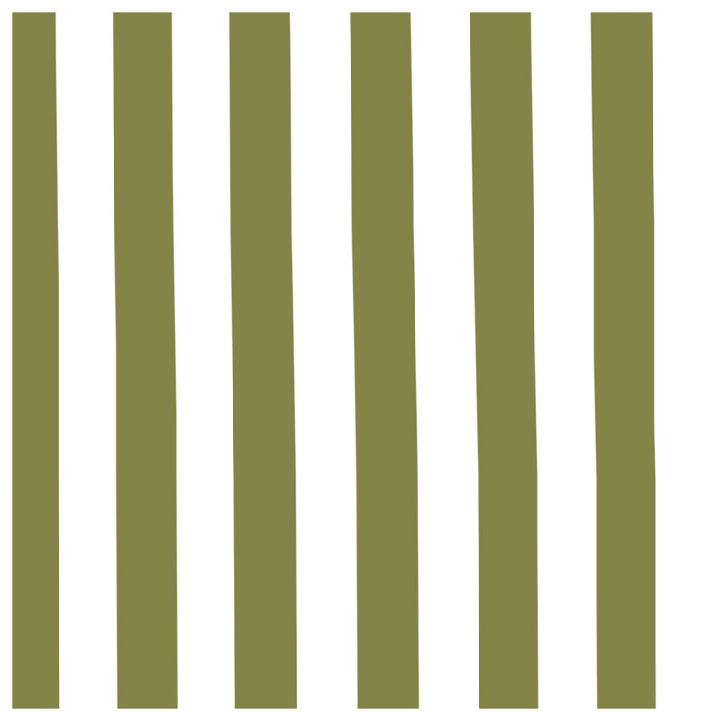 Vertical Olive Stripes Blankets, 50in W x 60in H