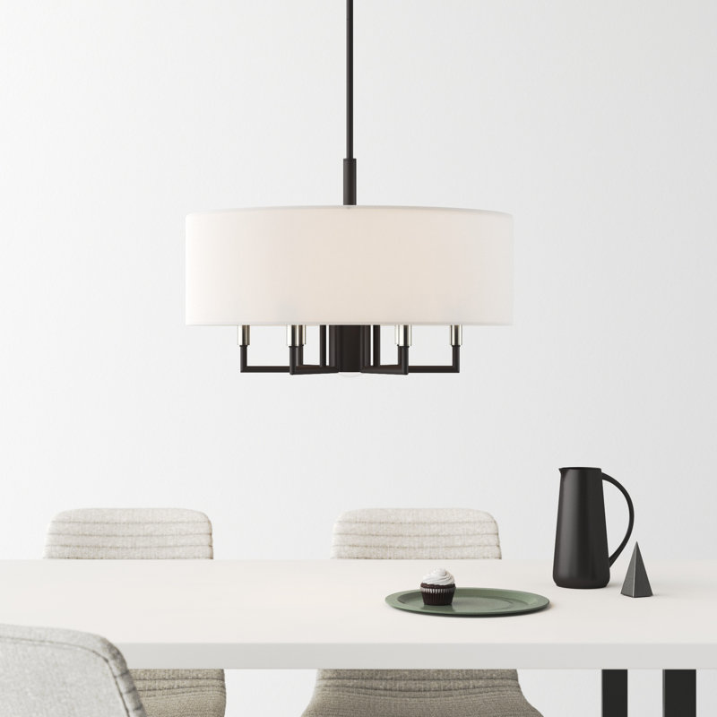 Moonlighter 7-Light Chandelier, Black