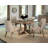 Round Solid Wood Top Dining Table