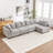 Kempson 5 - Piece Modular Upholstered Sectional-1254517062