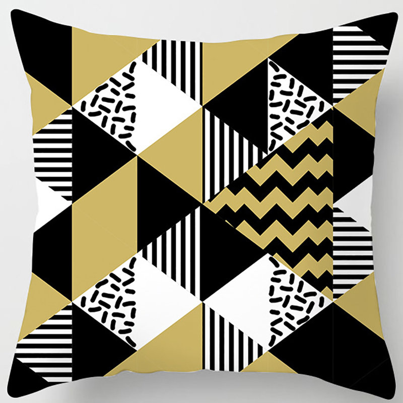 Fiqueroa Geometric Square Cushion Cover