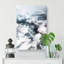 Snow Covered Mountain Range - Wrapped Canvas-55318808