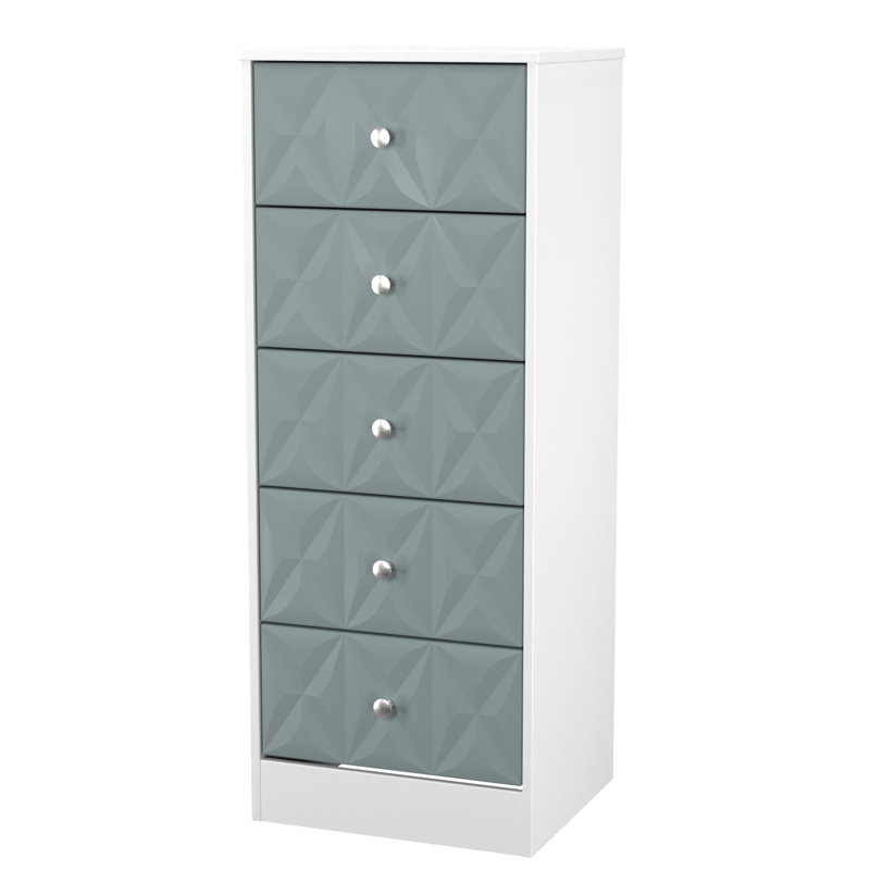 San Jose Bedside Table, Duck Matt/White Matt