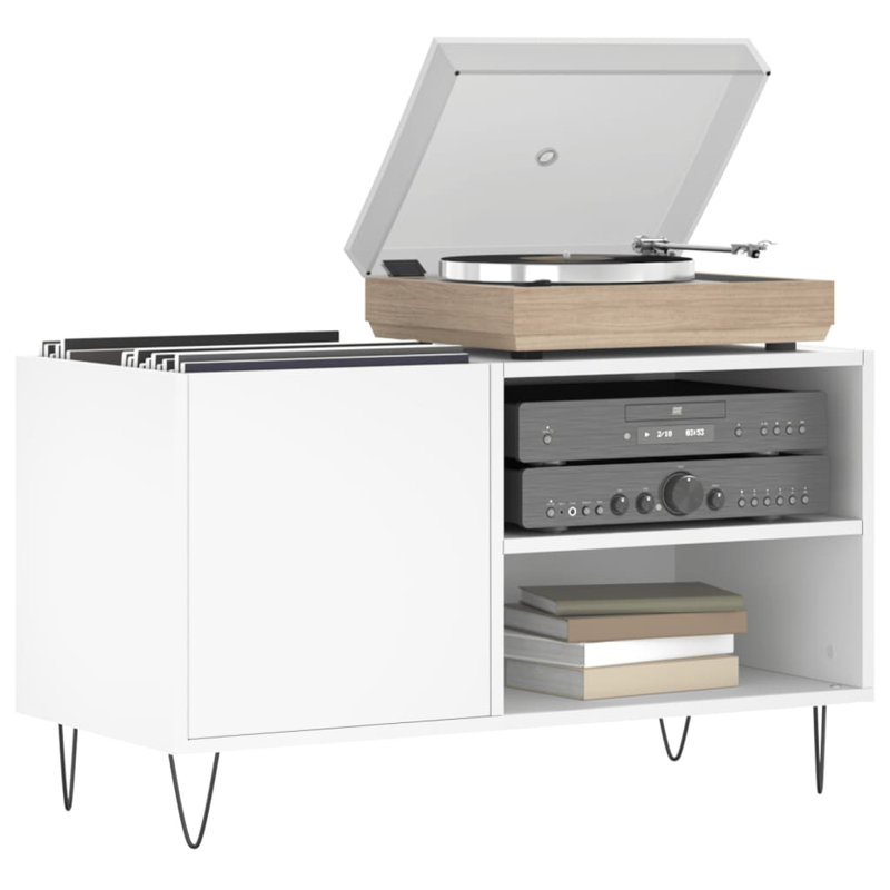 48 cm H Multimedia Storage, White