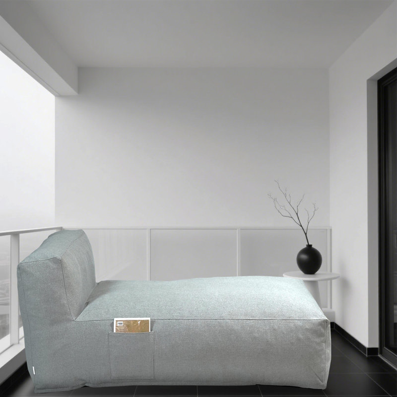 Light Gray Patio Chaise Lounger, Light Gray
