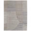 Tapis brun à motif abstrait moderne Jaineel-1007510856