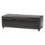 Banc de rangement en cuir ephraim