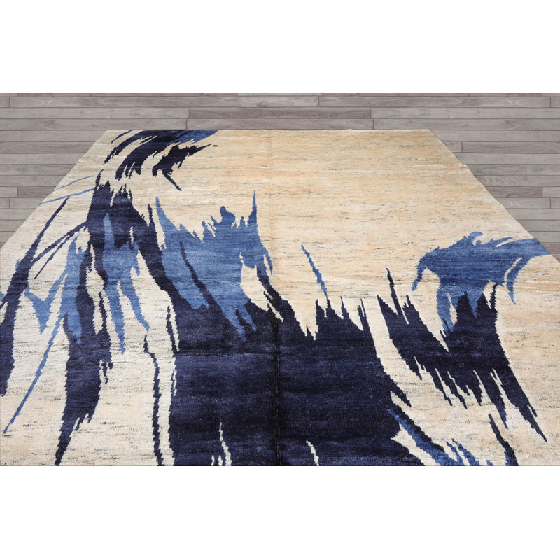 Tapis rectangulaire de conception unique: 10 pi 1 po x 14 pi