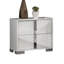 Table de chevet moderne 1pc avec pieds chromés et finition UV-341960696