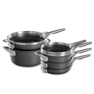 ExcelSteel 555 8 qt. Stainless Steel Multi-Cooker Pasta with Lid and Black Silicone Handles