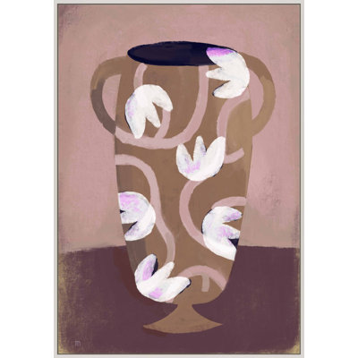 Flowered Vase Print by Marco Marella