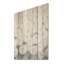 Ciel rempli de parapluies blancs I - Art sur bois de pin naturel-247116106