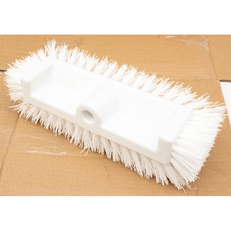 40422EC24 - Color Coded Mult-Level Floor Scrub Brush with End Bristles 12  - Orange