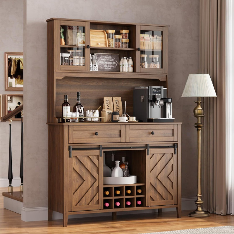 Bar Buffet Kitchen Buffet, Brun