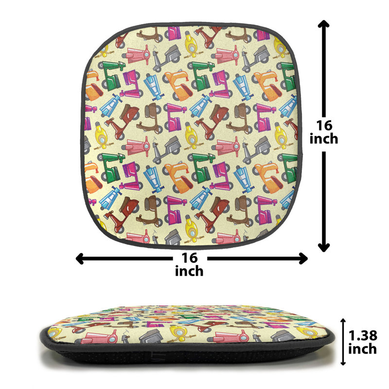 Coussin de siège papillon
