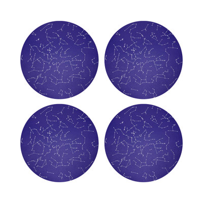 Constellations Stars Pebble 16" Vinyl Placemat