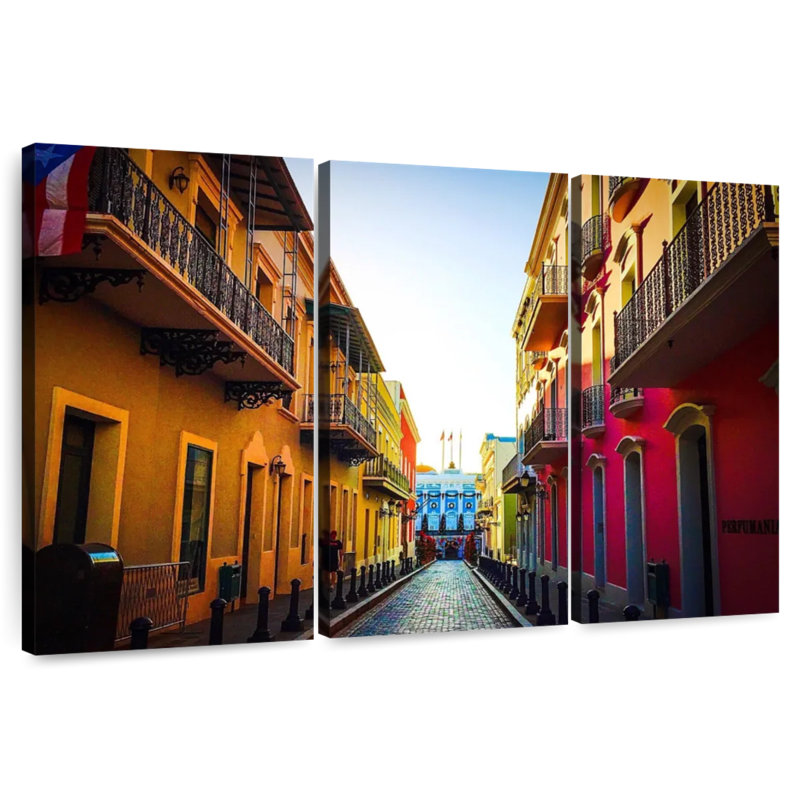 Sebbie Street In San Juan, 20" H x 33" W