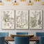 " Sepia Botanical Journal IV " 3 - Pieces-91891571-91891576