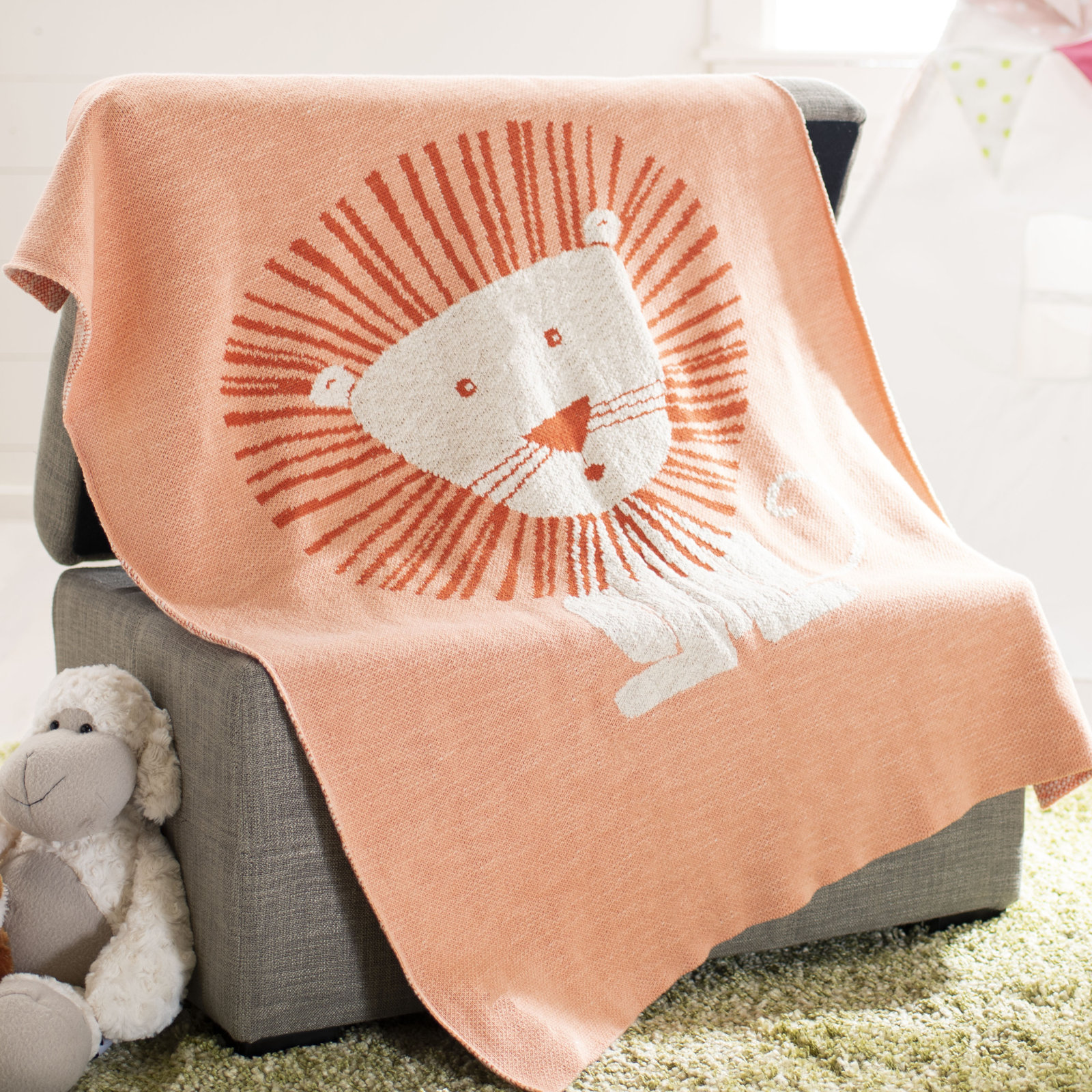 Monserrat Cotton Baby Blanket, Organe
