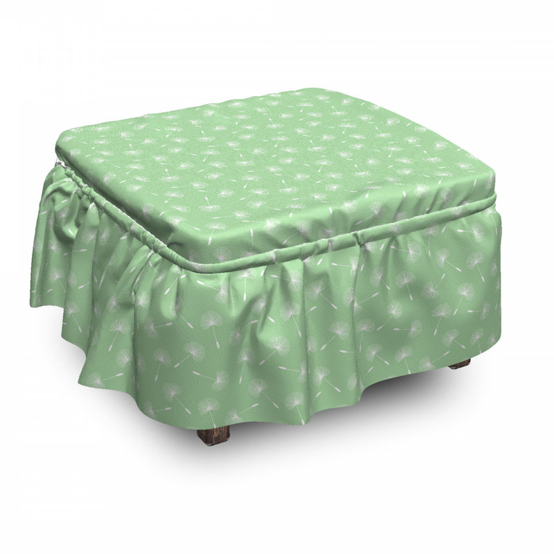 Box Cushion Ottoman Slipcover