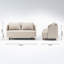 Upholstered 53.9'' Loveseat-2130659070