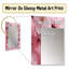 Adji rose Sakura Blossoms Floral - miroir japonais, miroir mural oriental unique, impression d'art en métal-1487158115