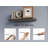Iva Floating Shelf in Melamine x2,Sienna Oak-1316179163