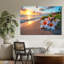Art mural en verre trempé Tropical Beach Plumeria-130441499
