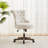 Asyra Extra Wide Armless Swivel Task Chair with Tufted Back and Solid Wood Base-732224099