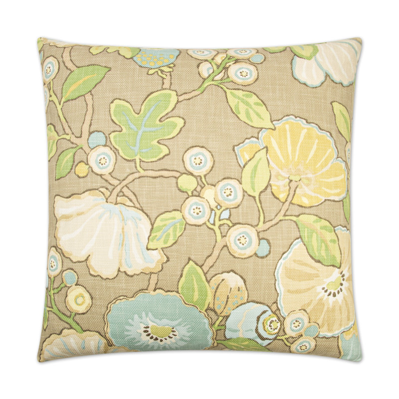 Hip Square Pillow Cover & Insert, Dove, 20"H x 20"W