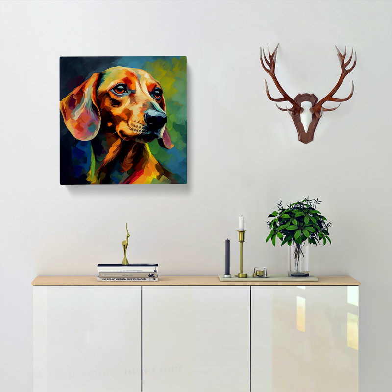 Dachsund Abstract No.1 - No Frame Print