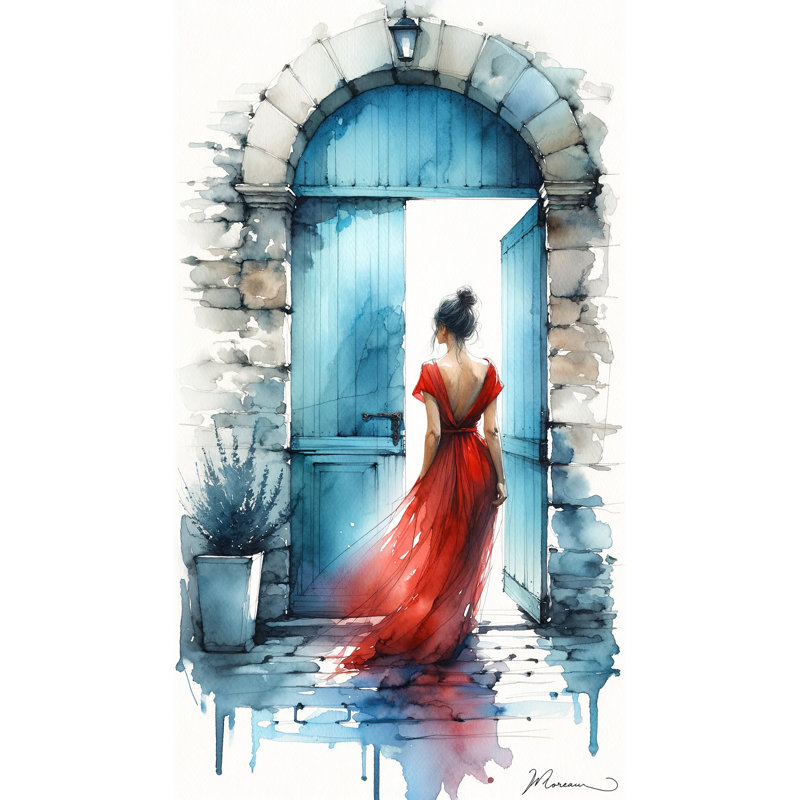 «Enchanting Entrance», art mural sur toile, H 42 po x l 24 po