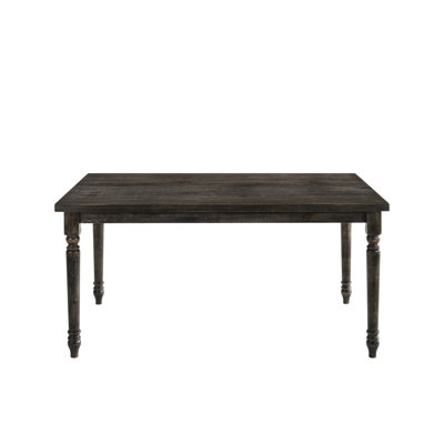 Modern Gray Table With Rich Texture - Adds Visual Appeal Dining Synthetic Wood Combines Style And Functionality