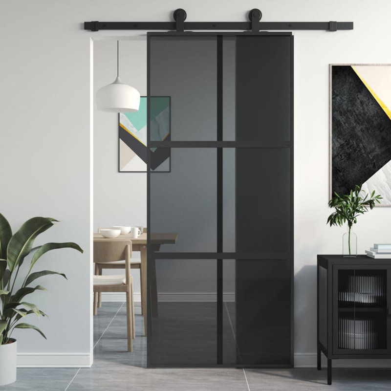 Aeryana Glass Sliding Doors, 205cm H x 90cm W