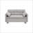 Modern Velvet Loveseat Futon Sofa with Reclining Backrest, Toss Pillows, Pockets, and Convertible Sleeper Function for Living Room