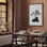 Art mural sur toile Bonsai noir et blanc - décor minimaliste zen pour salle de méditation ou vestibule