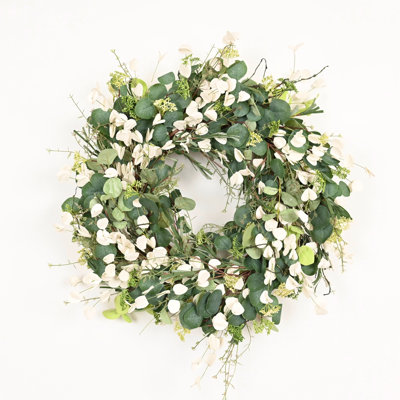Couronne de porte artificielle 24 po