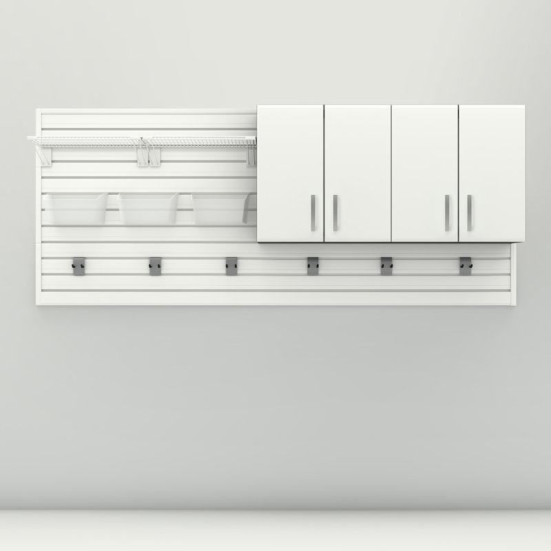 Starter Plastic Laundry Room Organizer, White