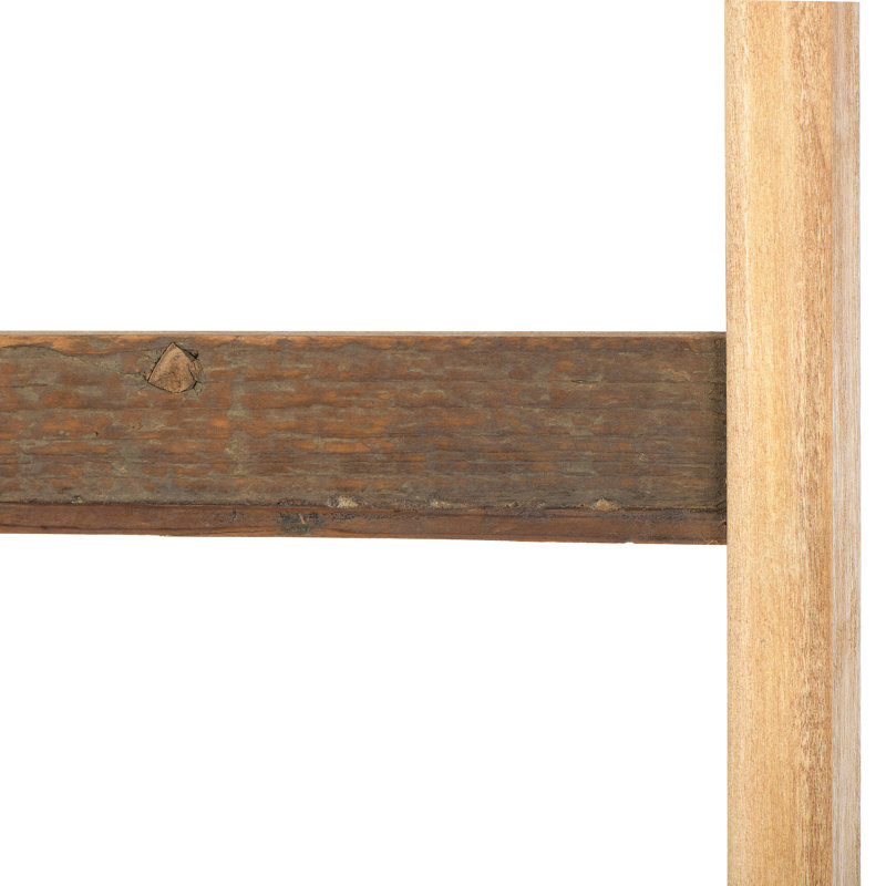Porte-serviettes élégant en bois foncé, Cuivre