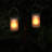 11'' Solar Powered Integrated LED Jar Lantern